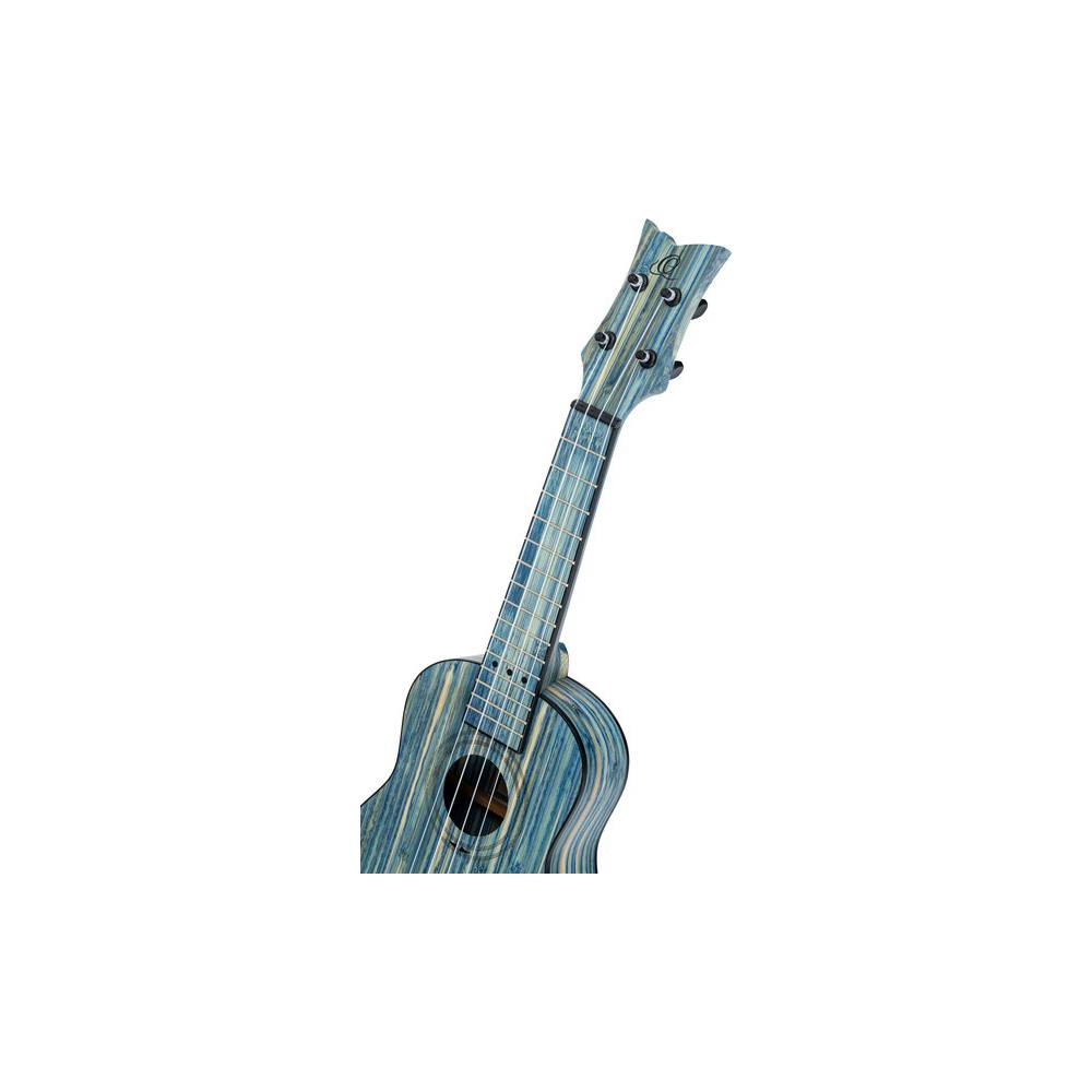 Ortega RUSWB-SO Bamboo Series Soprano Size Ukulele Stonewashed sopraan ukelele met gigbag