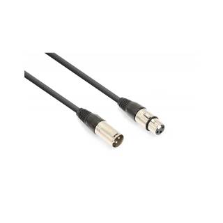 Vonyx XLR kabel (m/v) voor XLR audio verbindingen - 3 meter