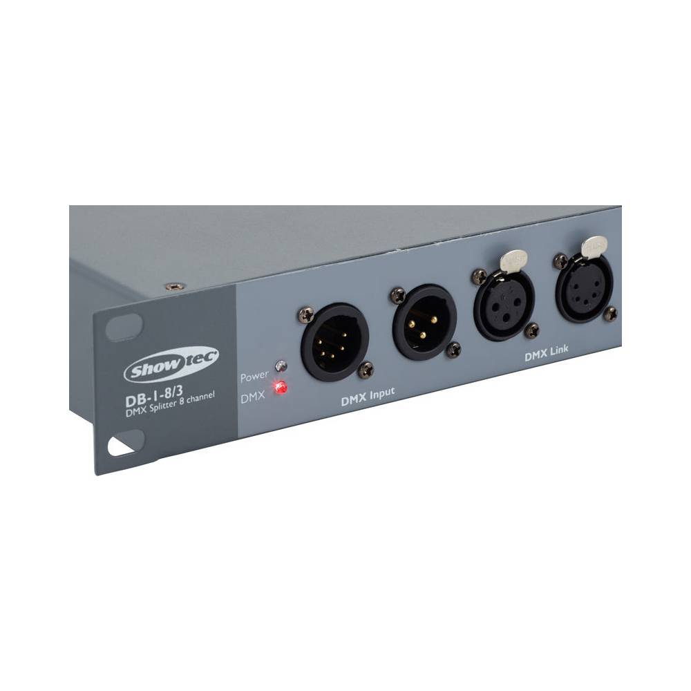 Showtec DB-1-8 DMX-512 booster/splitter