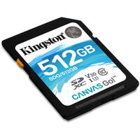 Kingston SDG/512GB SDXC Canvas Go 90R/45W CL10 U3 V30
