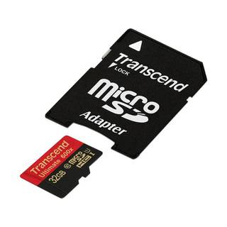 Transcend 32 GB microSDXC/SDHC met adapter U1, MLC, 600X