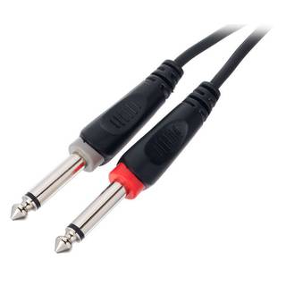 Cordial EY5WRPP Elements haakse 3.5mm TRS jack - 2x 6.3mm TS jack 5m
