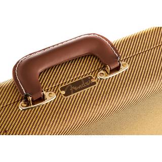 Fender G&G Deluxe Strat/Tele Hardshell Case Tweed Red Poodle Plush koffer voor Stratocaster en Telecaster