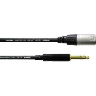 Cordial CFM9MV Intro verloopkabel XLR male - 6.3mm TRS jack 9m