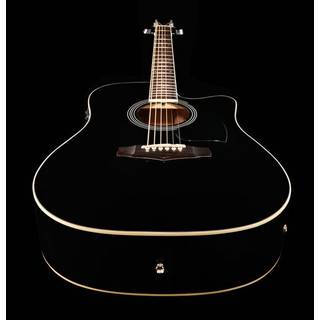 Ibanez PF15ECE-BK Black elektrisch-akoestische western gitaar