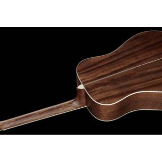 Fender Paramount PM-1E Dreadnought Mahogany Black Top Limited Edition elektrisch-akoestische gitaar met koffer