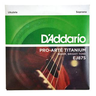 D'Addario EJ87S Titanium Soprano Ukulele