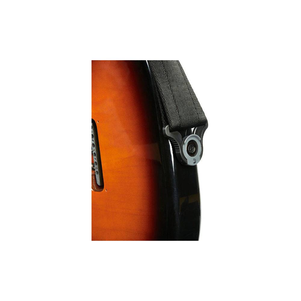 D'Addario 50BAL00 Auto Lock gitaarband zwart