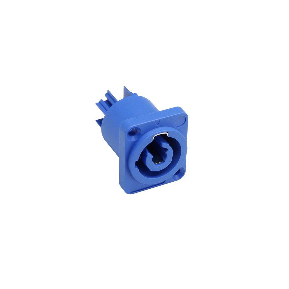 Adam Hall 7921 V2 powerconnector chassisdeel blauw