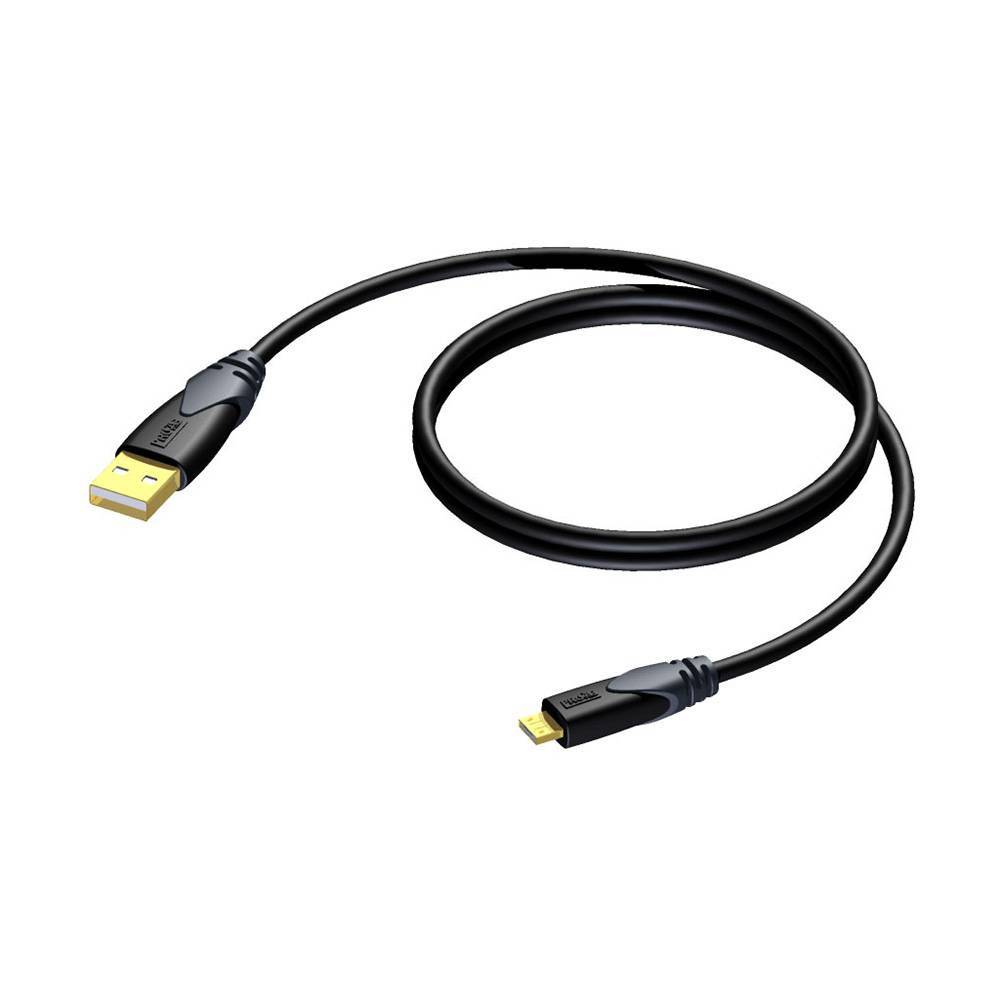 Procab CLD612 2.0 USB A male- micro USB A male kabel 2m