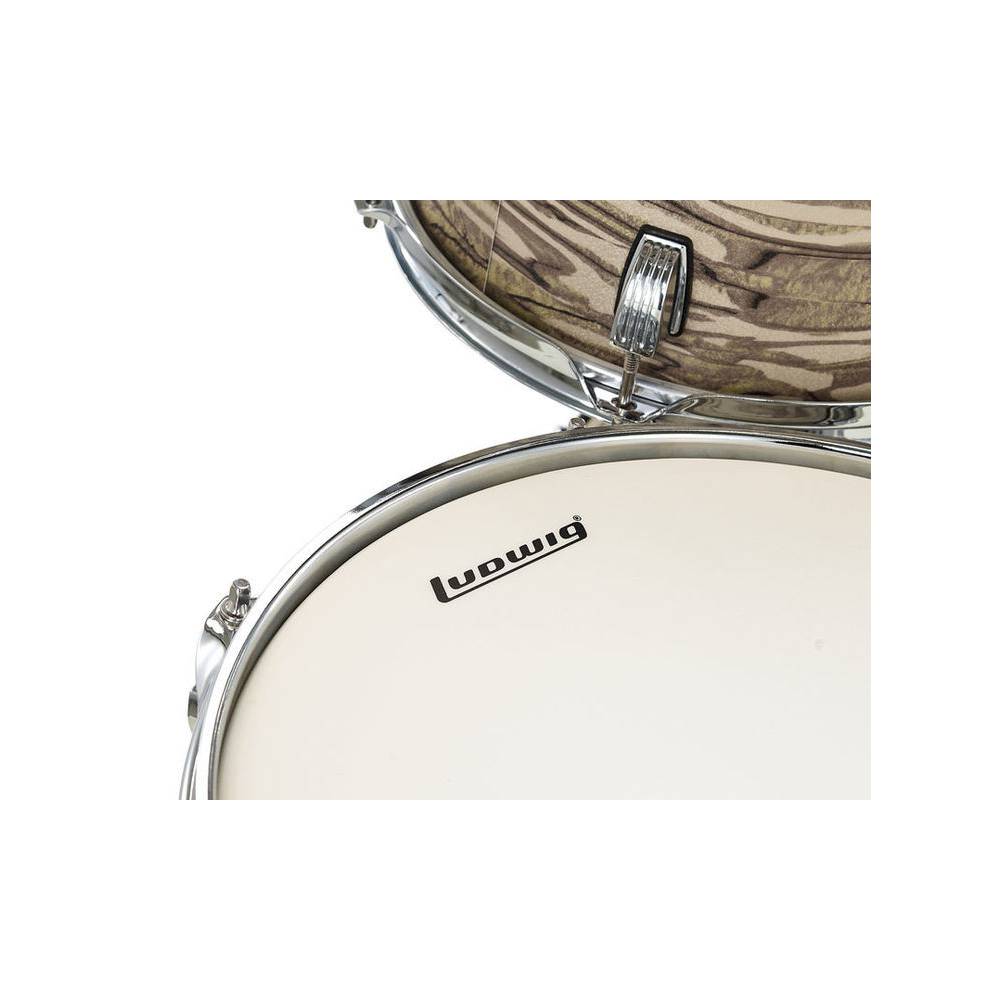 Ludwig Breakbeats by Questlove shellset Sahara Swirl