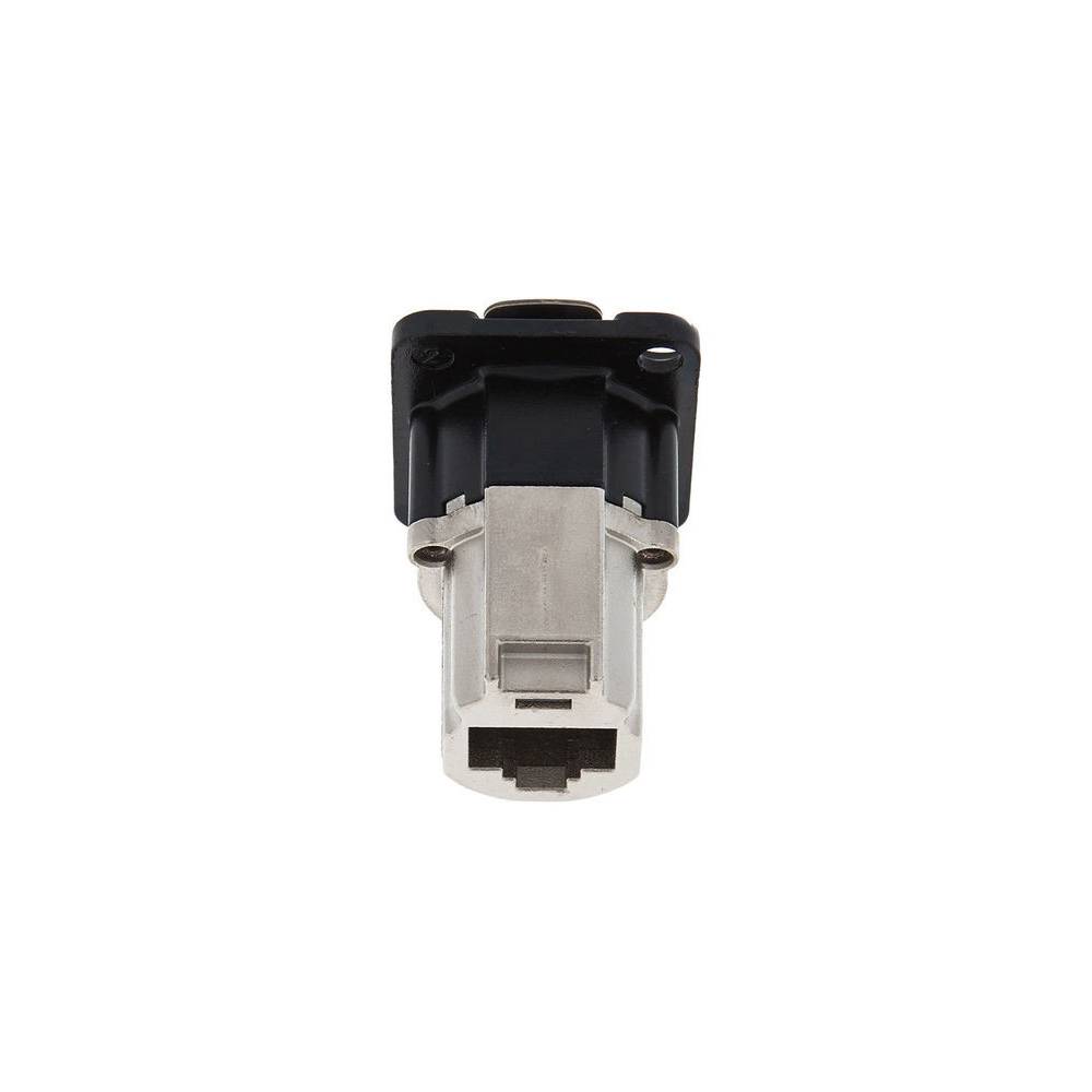 Neutrik NE8FDX-P6-B Ethernet CAT6E doorvoer chassisdeel zwart