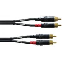 Cordial CFU 0.3 CC 2x RCA - 2x RCA kabel 0.3m