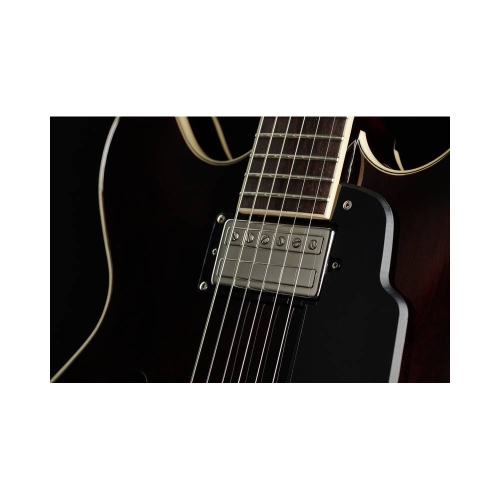 Guild Newark St. Collection Starfire I DC Vintage Walnut semi-akoestische gitaar met stop tail