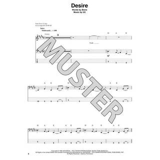 Hal Leonard Bass Play Along Volume 41 U2 Bass Guitar