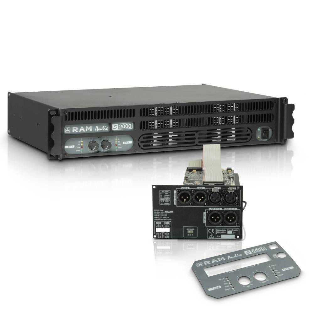 RAM Audio S2000 DSP Professionele versterker met DSP-module