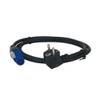 DAP Powercable blauw vergrendelbaar - schuko 1.5m