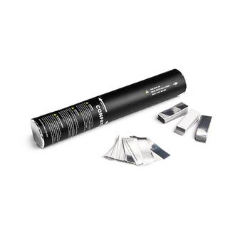 Magic FX confetti shooter 28 cm wit zilver