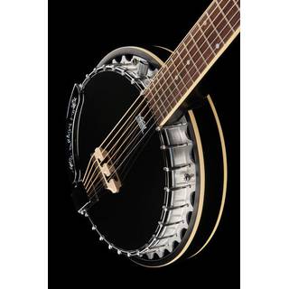 Ortega Raven Series OBJE350/6-SBK zes-snarige banjo met tas