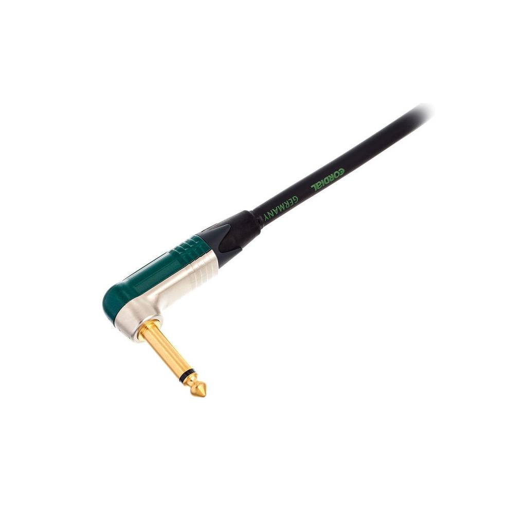 Cordial CRI0.3RR ENCORE 6.3 TS jack - 6.3 TS jack haakse road patchkabel 0,3 meter