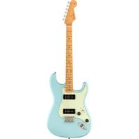 Fender Noventa Stratocaster MN Daphne Blue elektrische gitaar met deluxe gigbag