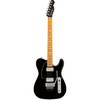 Fender American Ultra Luxe Telecaster HH FR Mystic Black MN elektrische gitaar met koffer