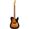 Fender Noventa Telecaster PF 2-Tone Sunburst elektrische gitaar met deluxe gigbag
