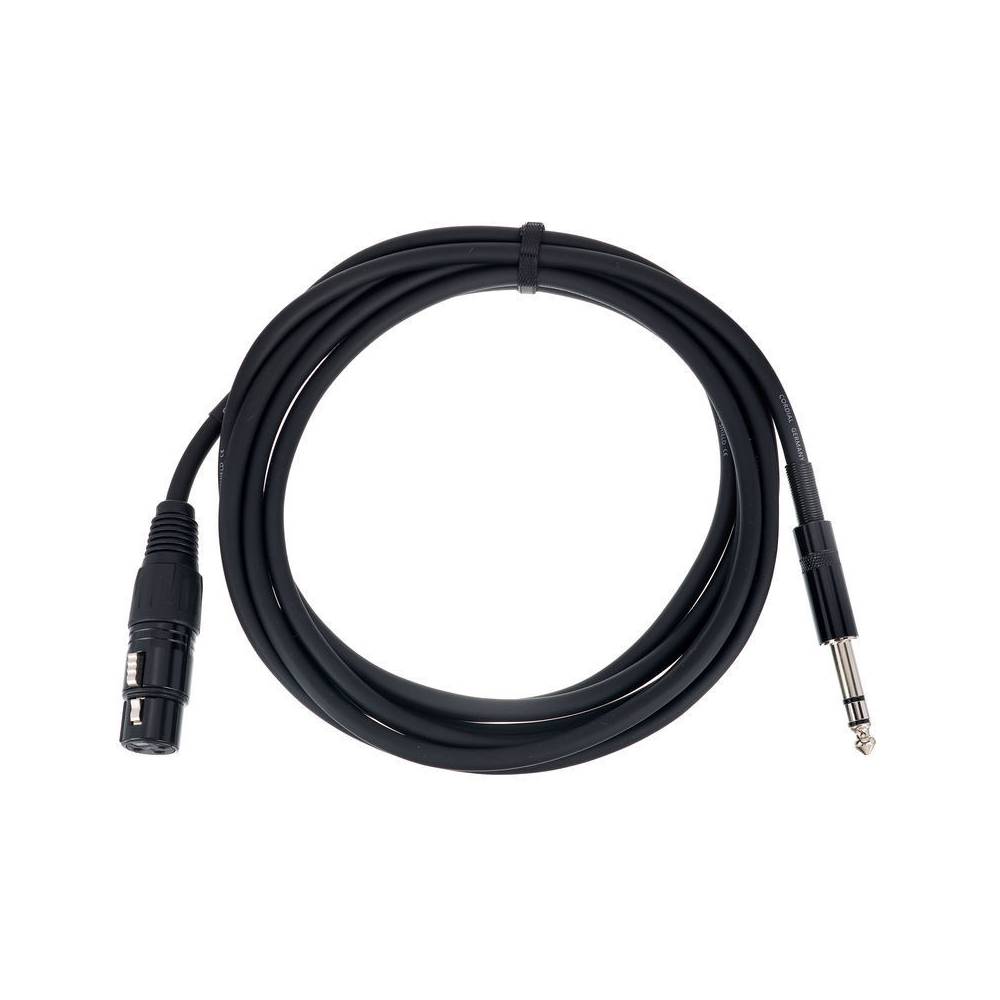 Cordial EM3FV Elements verloopkabel XLR female - 6.3mm TRS jack 3m