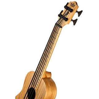 Kala U-Bass Bamboo Fretted bas ukelele met gigbag