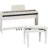Roland FP-30 digitale piano wit + onderstel + pedaal-unit + pianobank wit