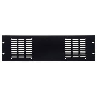 Adam Hall 8763 19 inch rackpaneel voor 2 ventilatoren 3U