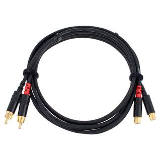 Cordial CFU1.5CE Intro verlengkabel 2x RCA male - 2x RCA female 1.5m