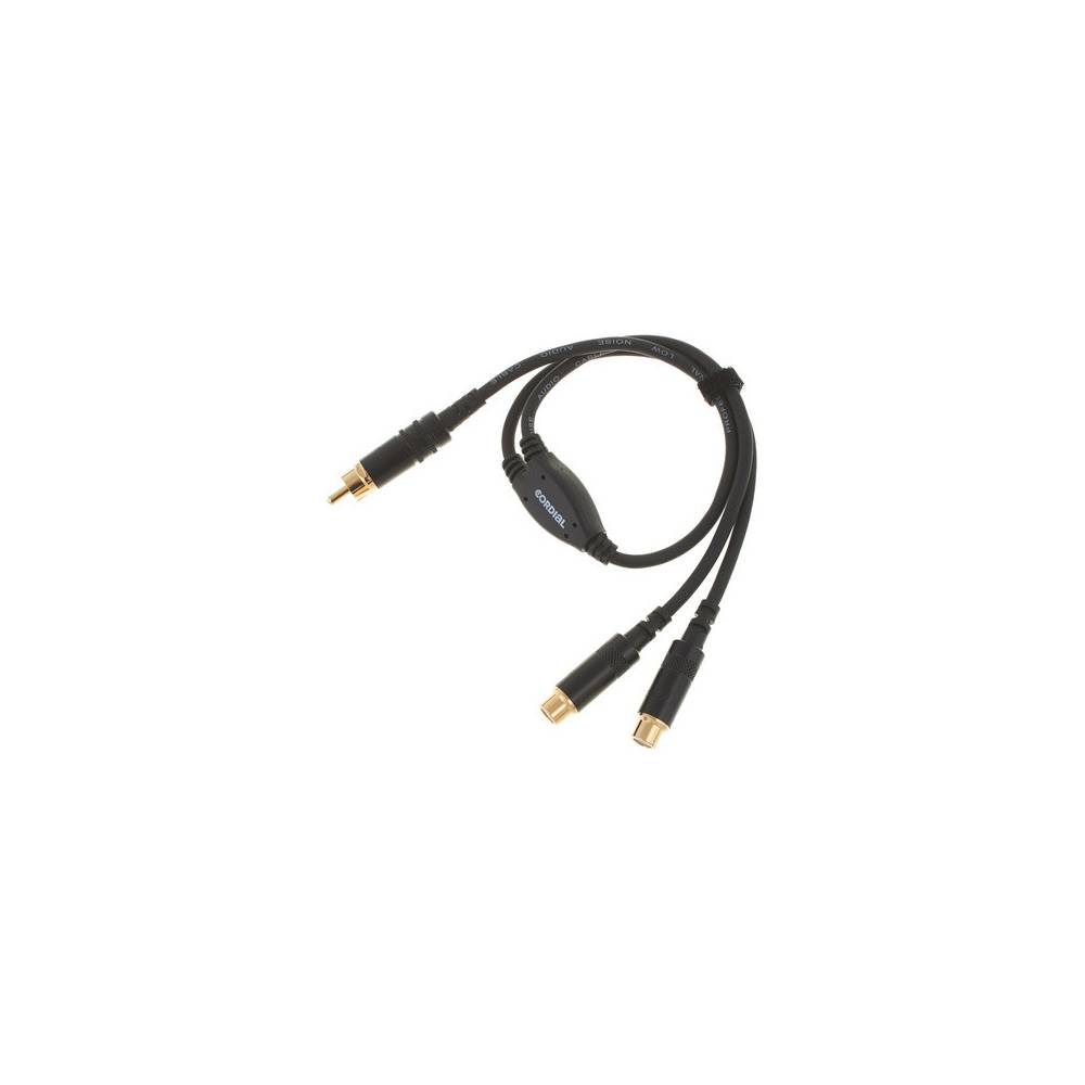 Cordial CFY0.3CEE Intro verloopkabel RCA male - 2X RCA female 0.3m
