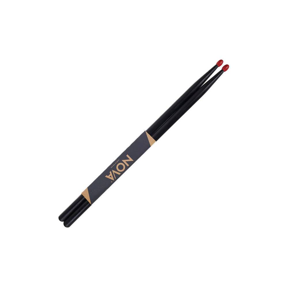 Nova by Vic Firth N7ANB 7A drumstokken met nylon tip, zwart
