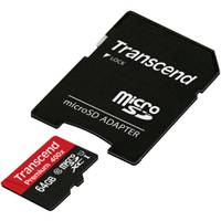 Transcend Premium 64GB MicroSDXC Class 10 U1 met SD adapter