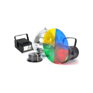 BeamZ Disco Partyset met Stroboscoop