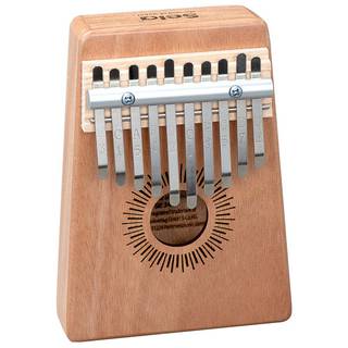 Sela SE 240 Kalimba Mahogany 10 Natural met beschermhoes
