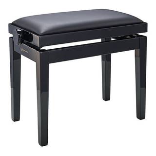 Konig & Meyer 13971 pianobank hoogglans zwart met kunstlederen zitting