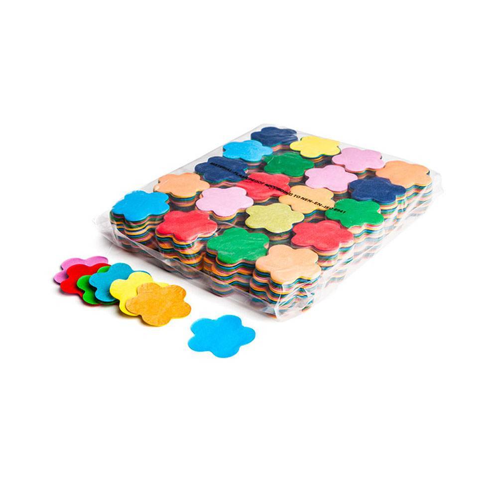 Magic FX bloemvormige confetti 55mm multicolour