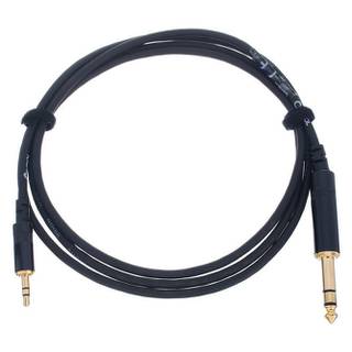 Cordial CFM1.5WV Intro verloopkabel 3.5mm TRS jack - 6.3mm TRS jack 1.5m