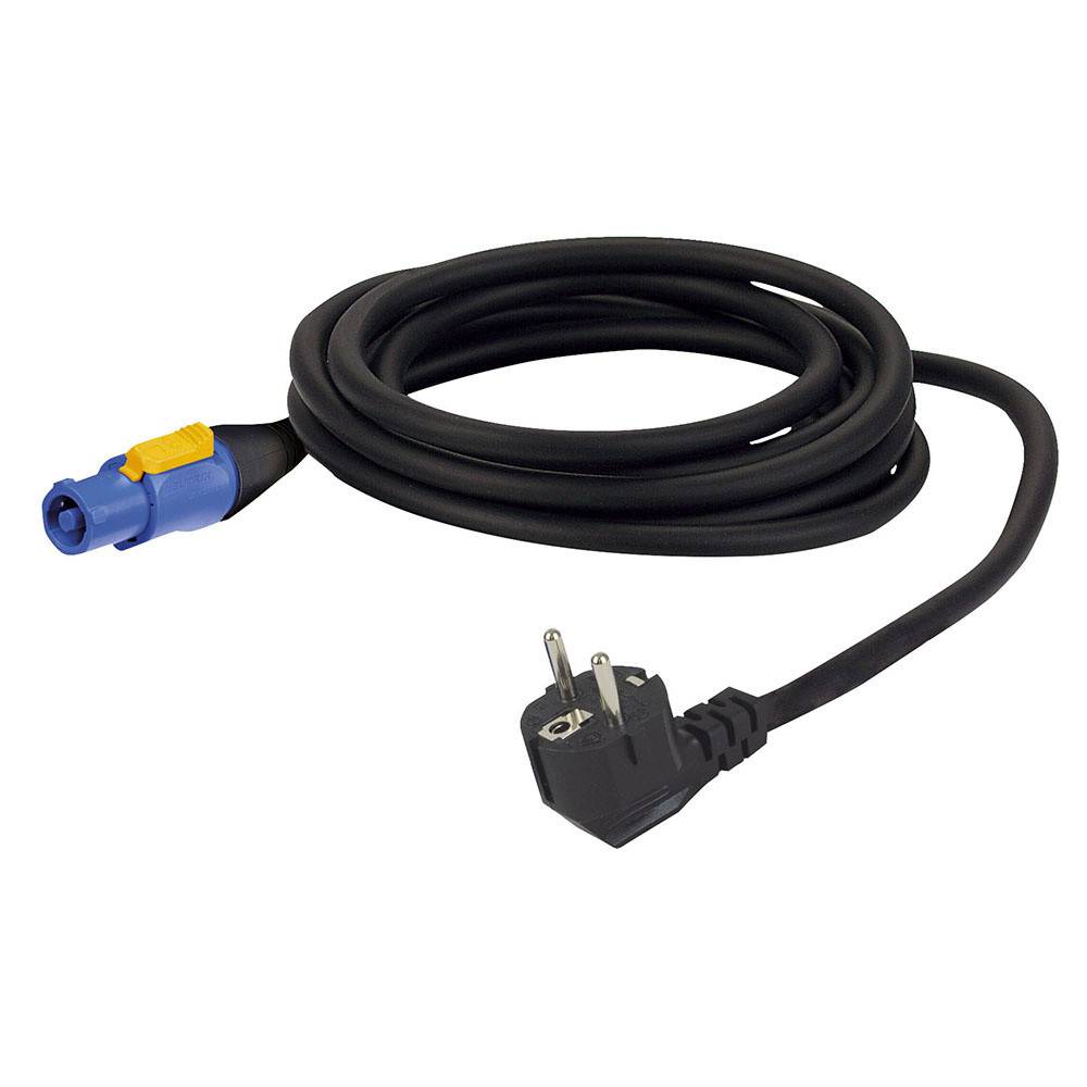 DAP Powercable blauw vergrendelbaar - schuko 1.5m