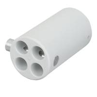 Showtec Pipe and drape 4-weg connector 45,7mm wit