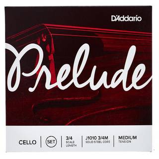 D'Addario J1010 Prelude Cello 3/4 Medium cellosnaren set