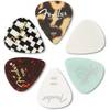 Fender 351 Material Medley Medium (set van 6 plectrums)