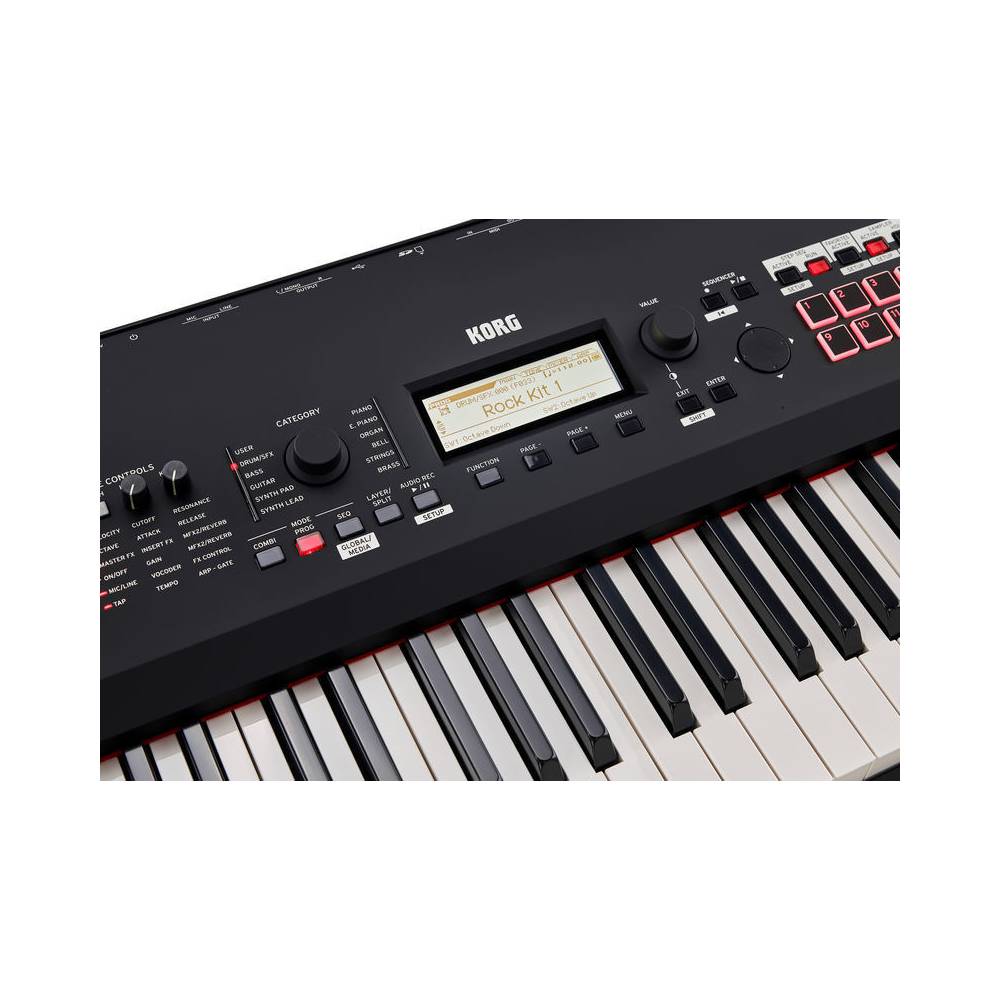 Korg KROSS 2 88 Matte Black synthesizer workstation