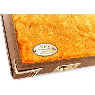 Fender koffer voor Jazzmaster en Jaguar bruin-goud