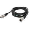 DAP FL713 XLR male - XLR female Neutrik 3-pins 3 meter