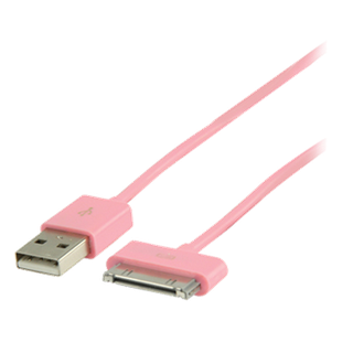 Valueline iPhone kabel roze 2 meter
