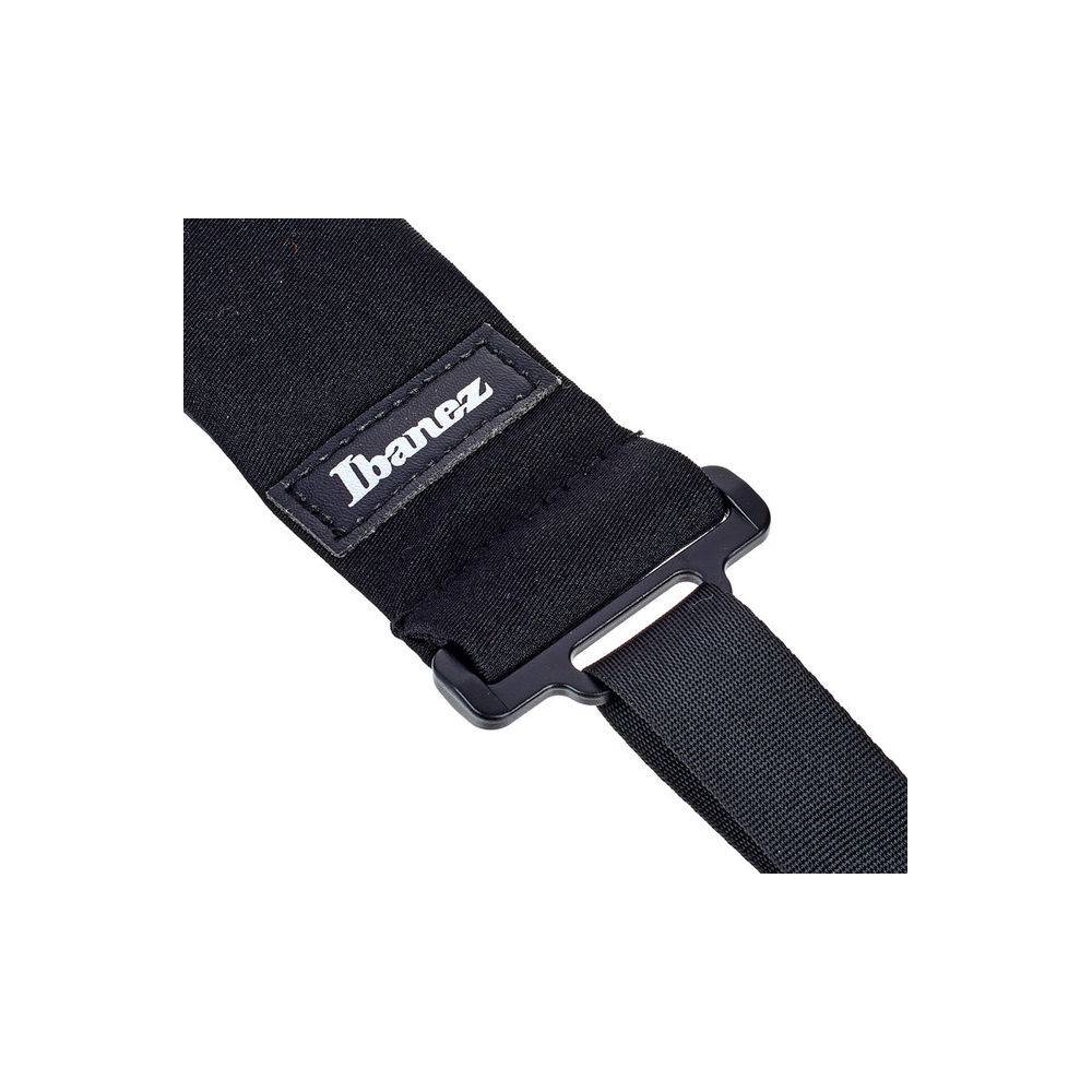 Sangle De Guitare Ibanez Powerpad - Longueur Réglable 115-135 Cm - Matelassée - Vert Mousse