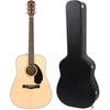 Fender CD-60S Natural akoestische westerngitaar + koffer